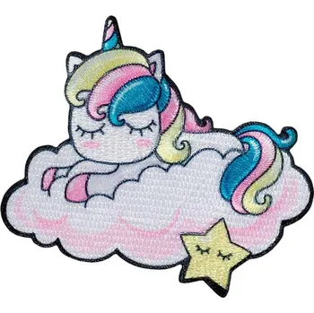 Nášivka Nažehlovačka Monoquick - JEDNOROŽEC NA OBLÁČKU