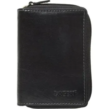 Módní doplněk Lagen 5015-T černé pouzdro na kreditky + DÁREK