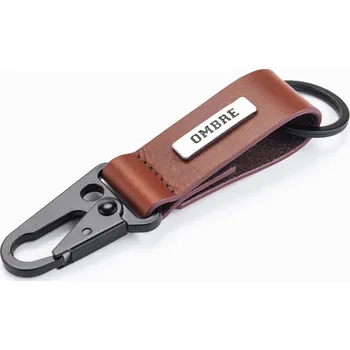 Ombre Clothing Pánské Pánská klíčenka s karabinou Ombre Clothing Hnědá ONE SIZE (2852254)