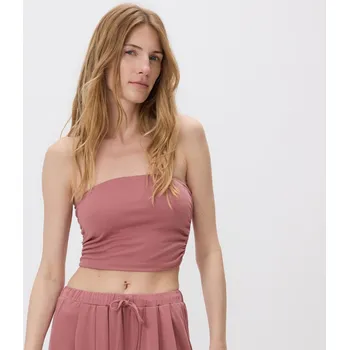 Dámské tričko Reserved - Krátký top z modalu - světle fialová - 400FS-34X - 400FS-34X-L