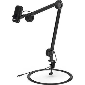 Mikrofon Endorfy Solum Voice Mikrofon, drátový, rameno, 2× pop-up filtr, RGB podsvícení, 3,5mm jack, USB-C, redukce na USB-A, če