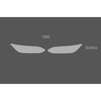 Polep vozidla JEM PPF předřezaná fólie světla Volvo V90