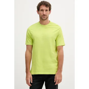 Pánské tričko Bavlněné tričko United Colors of Benetton pánské, zelená barva, 36JGU105U 71X, vel. M