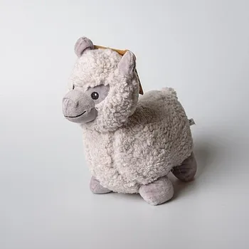 Hračka pro psa Hračka BeEco pro psy alpaka Eyleen 26cm bílá plyš, zvuk