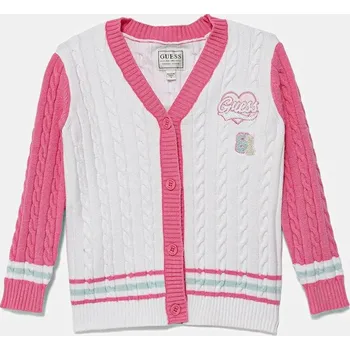 Dětská móda Dětský kardigan Guess K5YR02.Z3OG0.9BYA bílá 00X, vel. 105-112