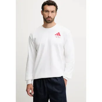 Dámská mikina Mikina adidas Food Noodle Graphic Sweatshirt JW4347 bílá 00X, vel. XL