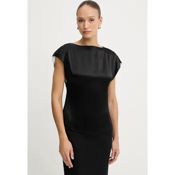 Dámská halenka Halenka BOSS Bavati dámská, černá barva, hladká, 50541815 99X, vel. 36