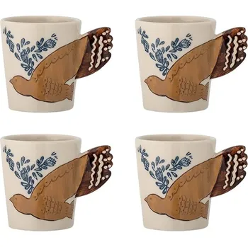 Sada hrnků Bloomingville Hezha 260 ml 4-pack více barev 82061554 vícebarevná MLC