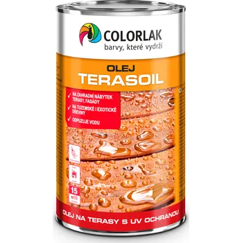 Barva na dřevo COLORLAK Terasoil O1014 olej na dřevěné terasy 3 l