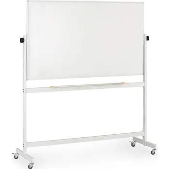 B2B Partner Mobilní otočná magnetická tabule, keramický povrch, 1500 x 900 mm