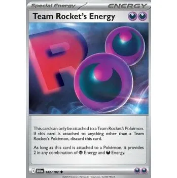 Karetní hra Pokémon DRI 182/182 Team Rocket's Energy - Destined Rivals Stav: Near Mint, Verze: NORMAL