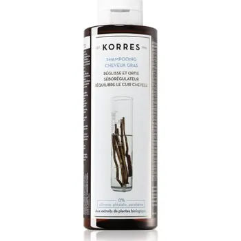 Šampon Korres Liquorice and Urtica šampon pro mastné vlasy 250 ml