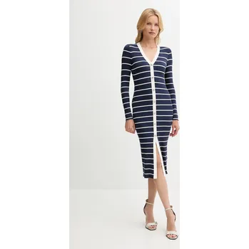 Dámské oblečení Šaty Guess ANDREA W5YK98.Z2YK2 námořnická modř 59X, vel. M