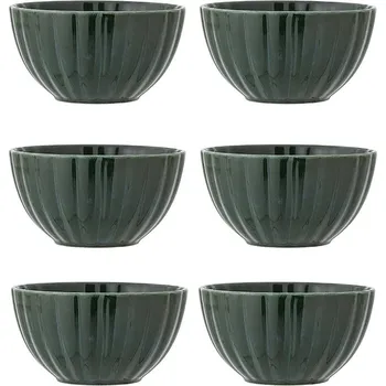 Sada misek Bloomingville Latina 400 ml 6-pack zelená barva 82061205 67X