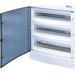 Rozvaděč plastový ECM3x18PT pod omítku 3x18 modulů IP40 kouř.dvířka