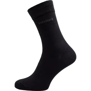 Pánské ponožky ROTEX Vysočina s.r.o. A54 – bavlněné komfortní elastické ponožky Barva: černá, Velikost: 32-33