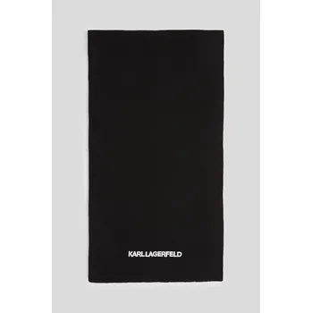 Šála Šála Karl Lagerfeld K/ESSENTIAL dámská, černá barva, A3W33144 99X, vel. ONE SIZE