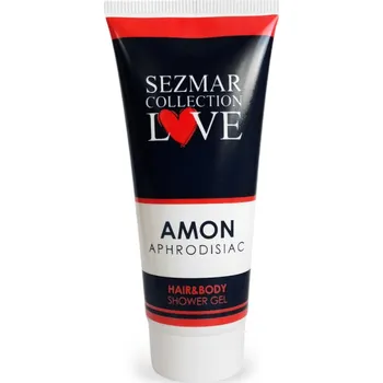 Sprchový gel Sezmar Love Přírodní sprchový gel na vlasy a tělo s afrodisiaky amon 200 ml