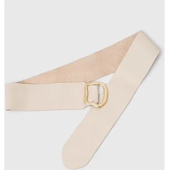 Opasek Kožený pásek Answear.LAB dámský, béžová barva C011.HWK 80X, vel. ONE SIZE