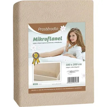 Prostěradlo Prostěradlo Mikroflanel Béžová BX1000274 - 90x200 cm