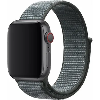 DEVIA Řemínek Apple Watch 42 / 44 / 45 / 49mm nylon storm šedý