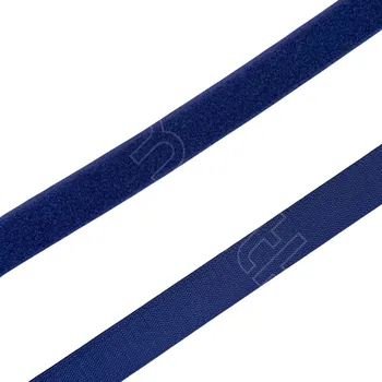 Zip Suchý zip plyš šíře 2,5cm temně modrý