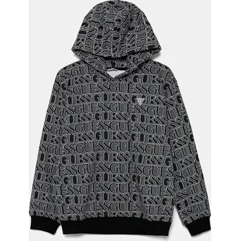 Chlapecká mikina Dětská bavlněná mikina Guess J5YQ02.KAD74.9BYA černá 99X, vel. 125-135
