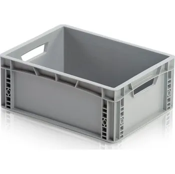 Přepravka na jídlo Plastová Euro přepravka 40 x 30 x 17 cm šedá