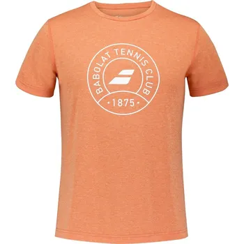 Pánské tričko Pánské tričko Babolat Exercise Graphic Tee Men Vibrant Orange XL
