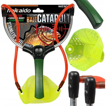 Outdoor vaření Hokkaido Rybářský zakrmovací prak s kovovými rameny