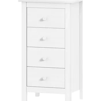 Komoda Komoda 4 zásuvky TORINO - bílá - SLEVA 3% s kodem radost25