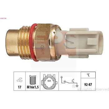 Klimatizace automobilu Teplotní spínač, větrák chladiče EPS 1.850.198
