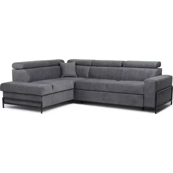 Sedací souprava Rozkládací rohová sedačka OMAN šedá