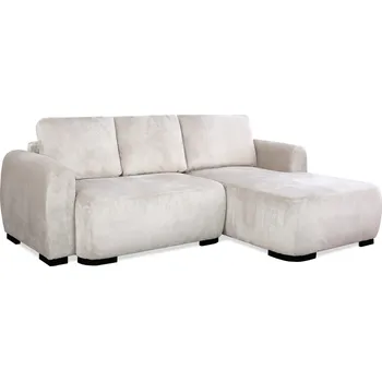 Sedací souprava Rozkládací rohová sedačka PARADISE krémová