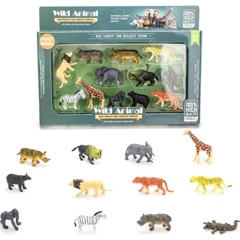 Figurka Zvířátka divoká figurky set 12 ks 7 cm