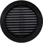 Ventila systems (ČR) Kruhová plastová mřížka KPM Barva: Černá, Průměr [mm]: Ø 150 Ø 80 - Ø 160