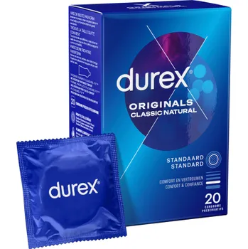 Durex Originals Classic Natural - Condoms - 20 Pieces