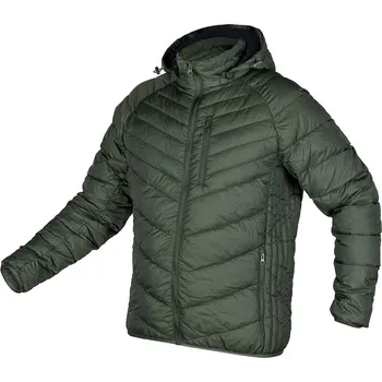 NEO TOOLS Bunda Mix&Match, prošívaná, péřová, lehká, olivovo-černá Velikost: XXXL