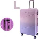SUMMIT 2421 Cestovní kufry – ombré ve fialové barvě | TSA zámek | 360° kola | PC materiál Velikost: Velký (L)