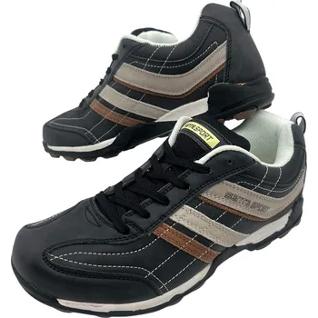 Pánské tenisky Sandic Pánské černé šněrovací tenisky 19 Barva: Černá, Velikost: 41