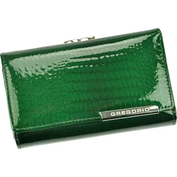 Peněženka Gregorio dámská peněženka z pravé kůže zelená