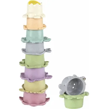 Hračka pro nejmenší Kelímky do vany rybičky 33 cm 8 ks