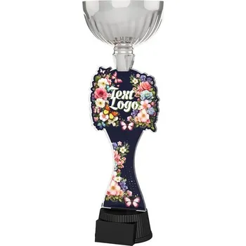 Poháry Bauer Akrylátová trofej ACUPCSM127 | Květinová edice