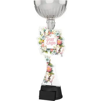Poháry Bauer Akrylátová trofej ACUPCSM128 | Květinová edice