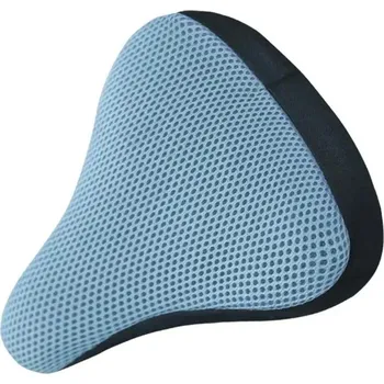 Sedlo na kolo Prodyšný gelový potah na sedlo kola pro pohodlnou jízdu | potah na sedlo, ochranná síť - Světle modrá