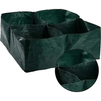 Pěstební box Praktický zahradní pěstební pytel se 4/6/8 přihrádkami | zahradní vak, pytel na pěstování - 4 grids