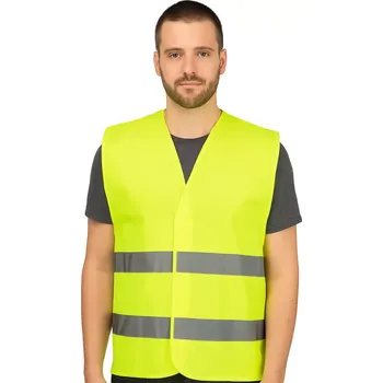 reflexní vesta Reflexní vesta s dvěma pruhy PORTWEST C474, Žlutá, vel. XXL/3XL