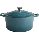 APS 5 Stars Hrnec s poklicí, výška: 130 mm, průměr: 280 mm, tyrkysový