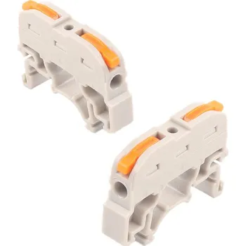 Připojovací spojka na DIN lištu, Šedá