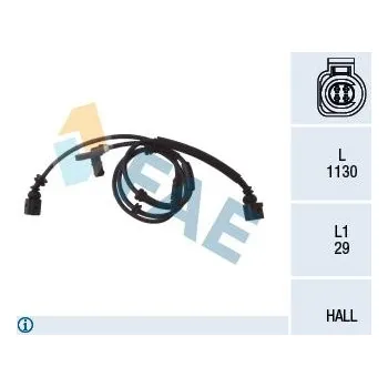 Přislušenství brzdového systému Snímač, počet otáček kol FAE 78029